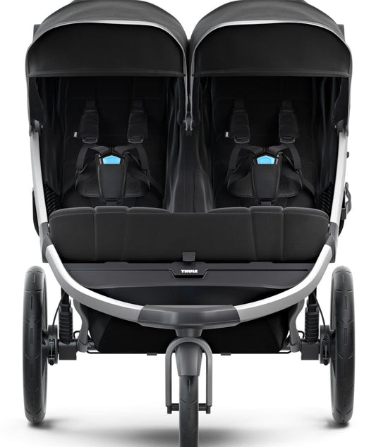 Thule Urban Glide 2 Double Jogging Stroller + Sport Organizer - Black