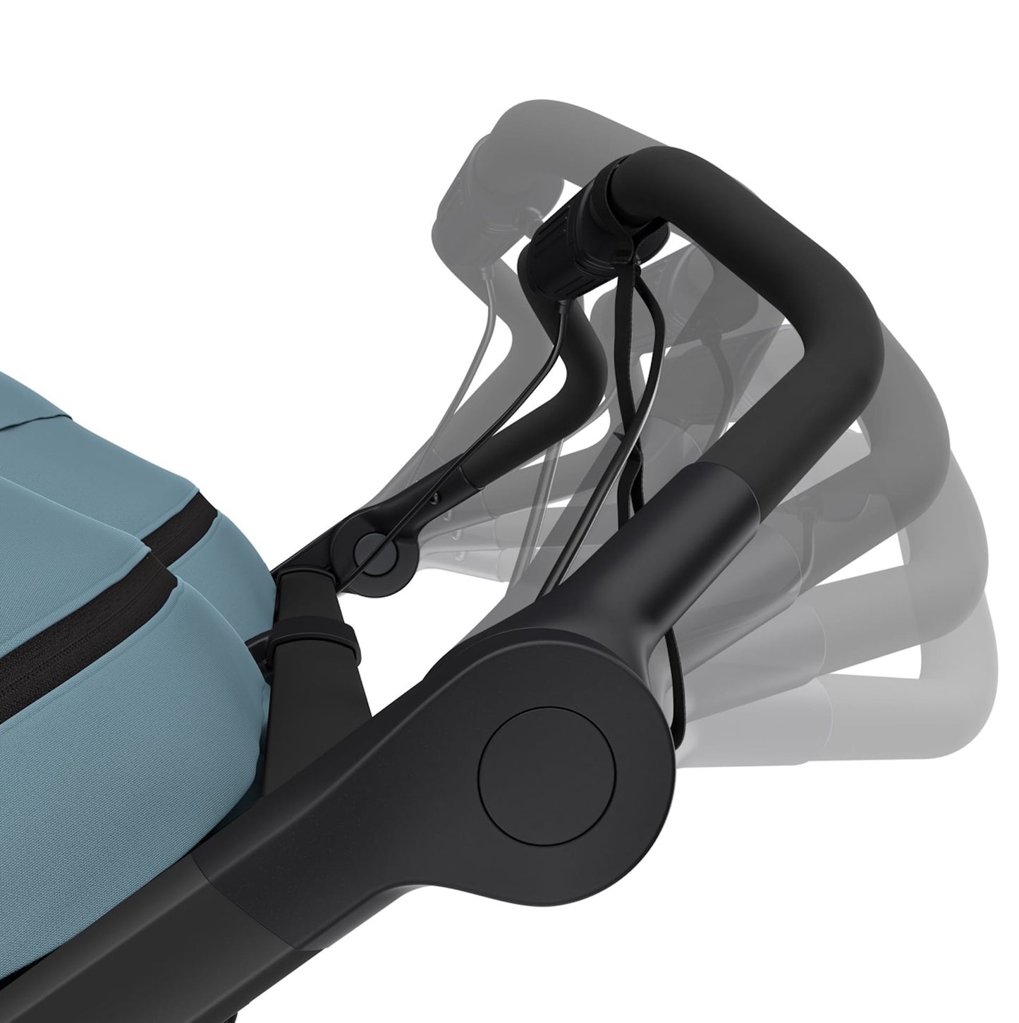 Thule Urban Glide 3 Double Jogging Stroller with Magnetic Buckle - Mid Blue (Albee Exclusive) - 10101714