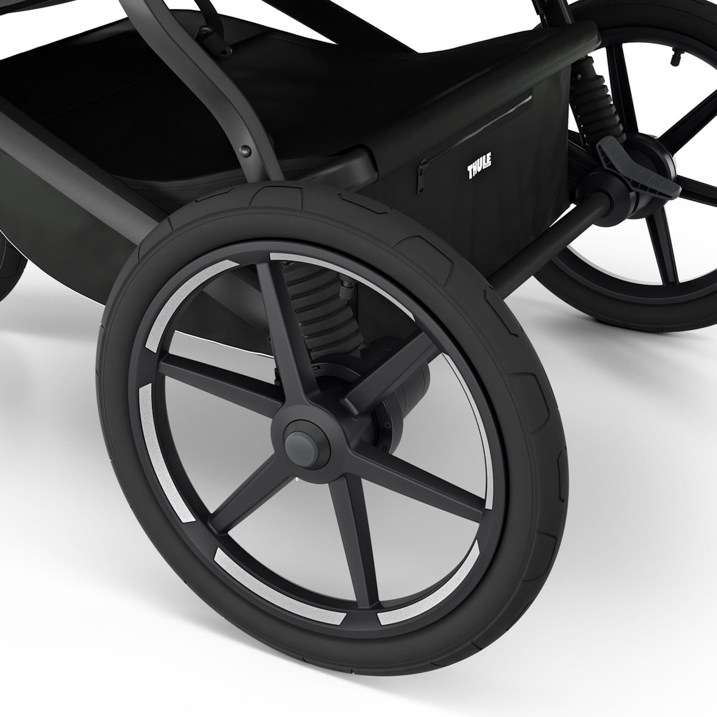Thule Urban Glide 3 Double Jogging Stroller with Magnetic Buckle - Mid Blue (Albee Exclusive) - 10101714