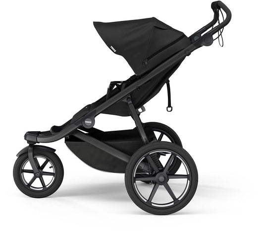 Thule Urban Glide 3 Single Jogging Stroller with NON-Magnetic Buckle - Black - 10101972