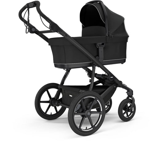 Thule Urban Glide 4-Wheel All-Terrain Stroller + Bassinet Bundle - Black - 10101976-20110754