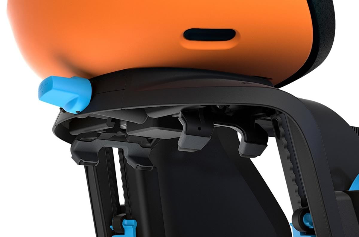 Thule Yepp Nexxt Maxi Rear-Mounted Child Bike Seat - Vibrant Orange