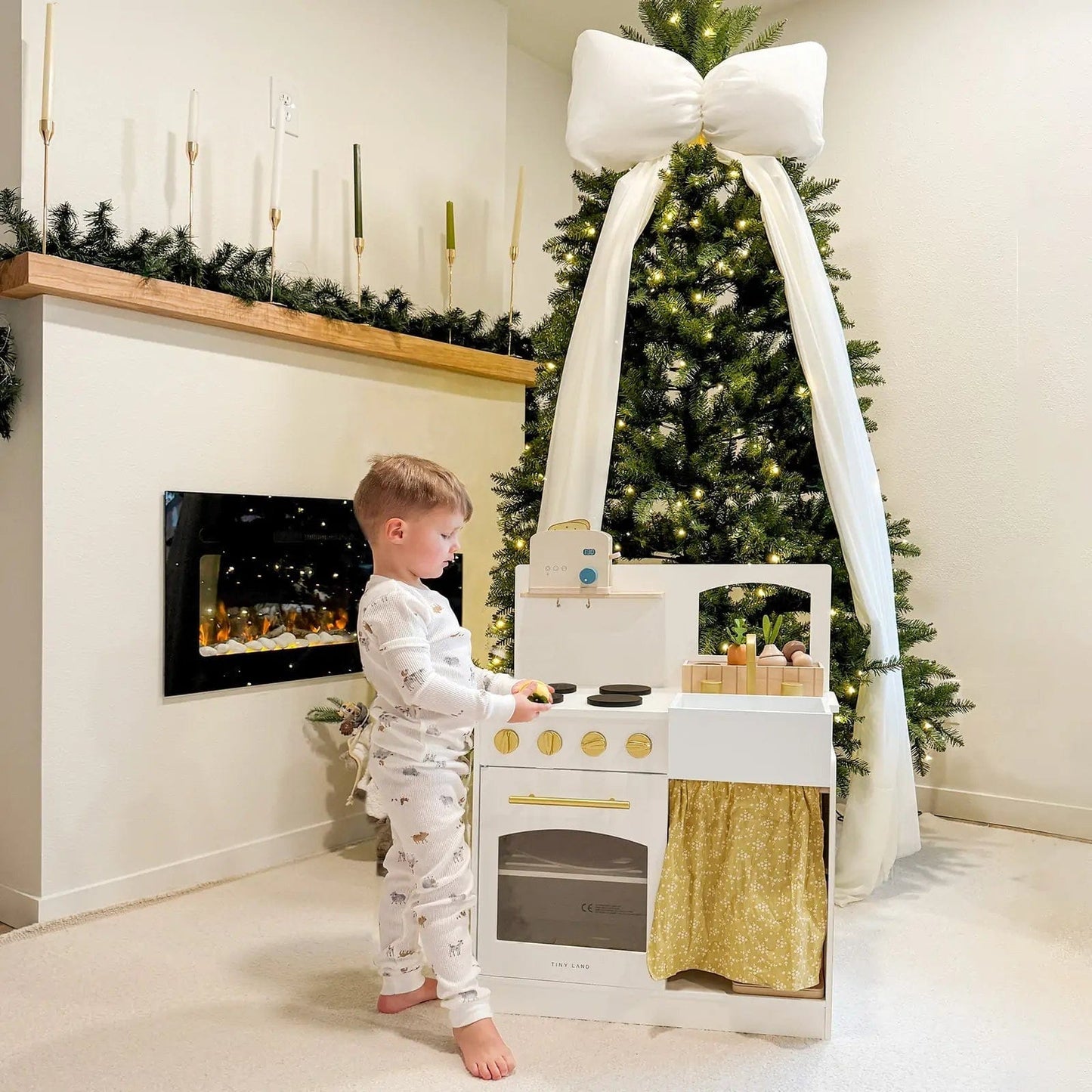 Tiny Land® Honey Kitchenette - Little Chef's First Kitchen - TLTGPK003WT