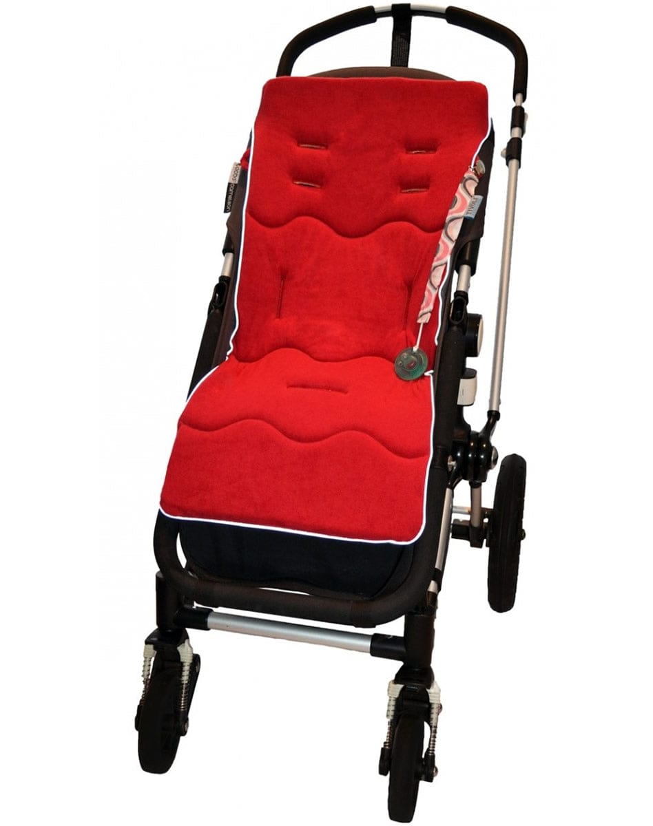 Tivoli Couture Classic Luxury Stroller Liner - Red