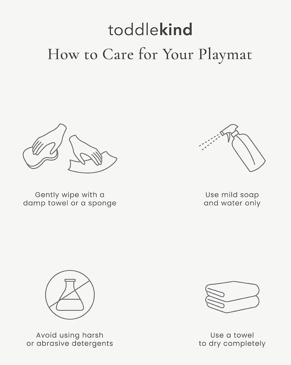 Toddlekind Printed Foam Puzzle Playmat - Nordic - Petroleum - 4260620330017