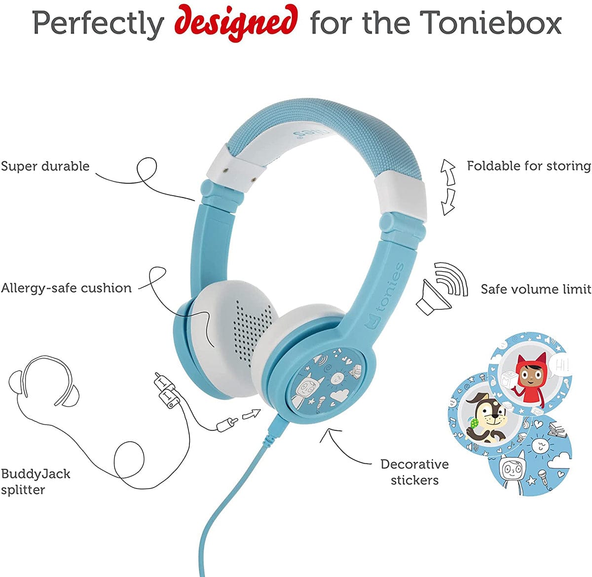 Tonies Headphones - Pink (3y+) - 10001354