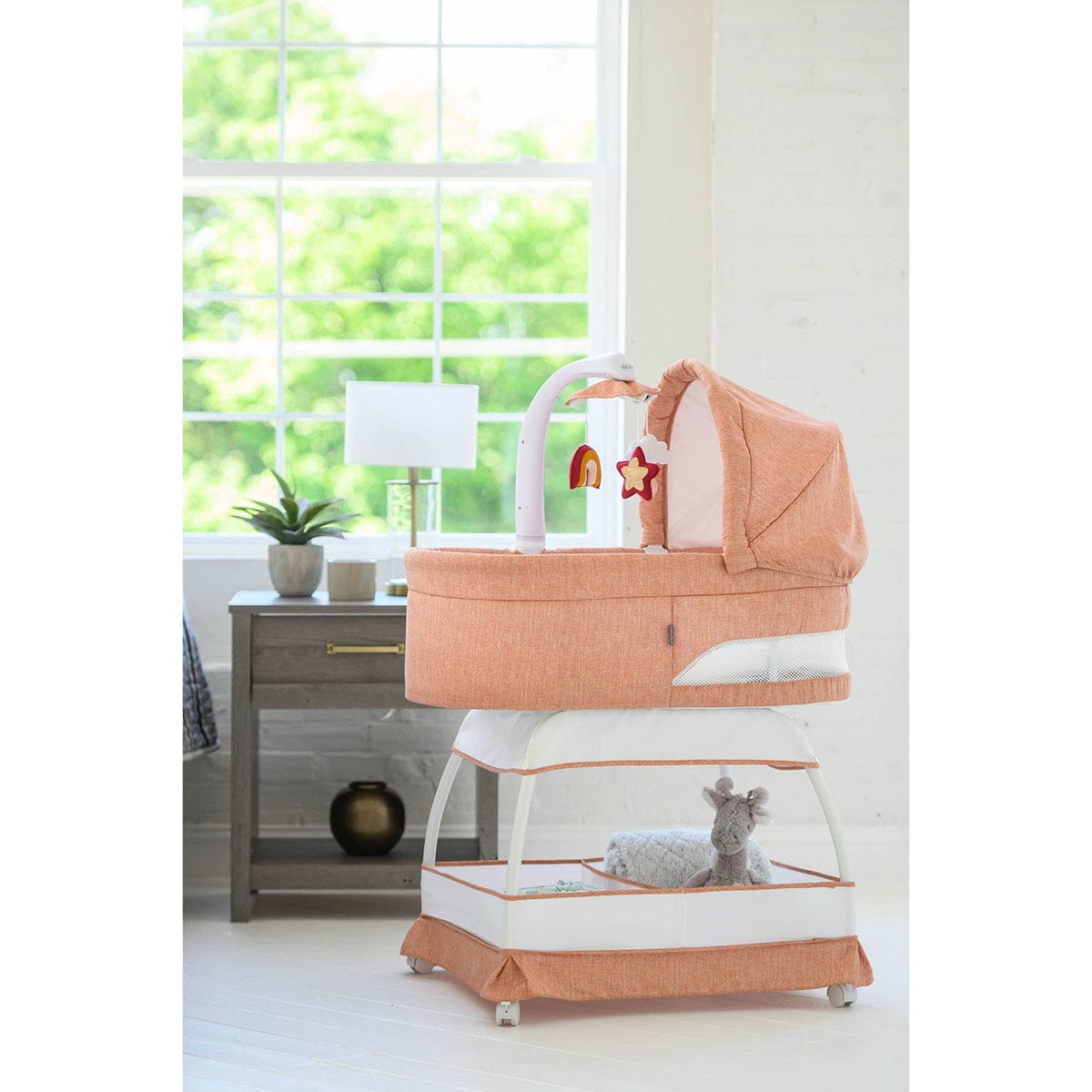 TruBliss Sweetli Nurture Bassinet - Clay Melange - BA601-CM