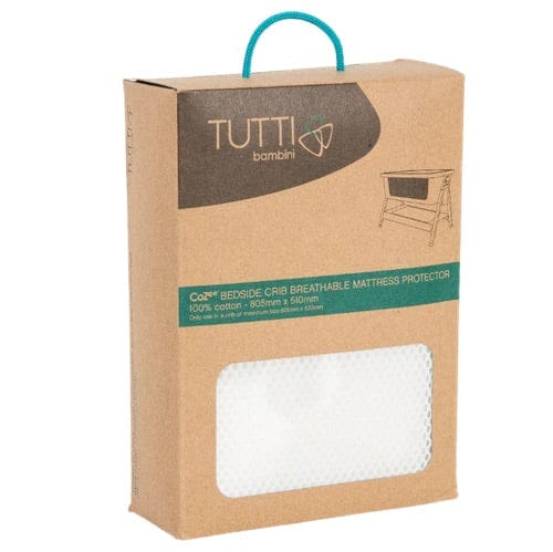 Tutti Bambini CoZee Breathable Mattress Cover / Protector - White - 211236