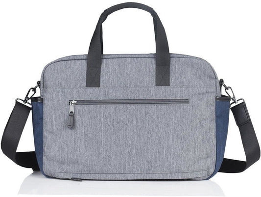 TWELVElittle Unisex Courage Satchel - Grey/Navy - BG112GN