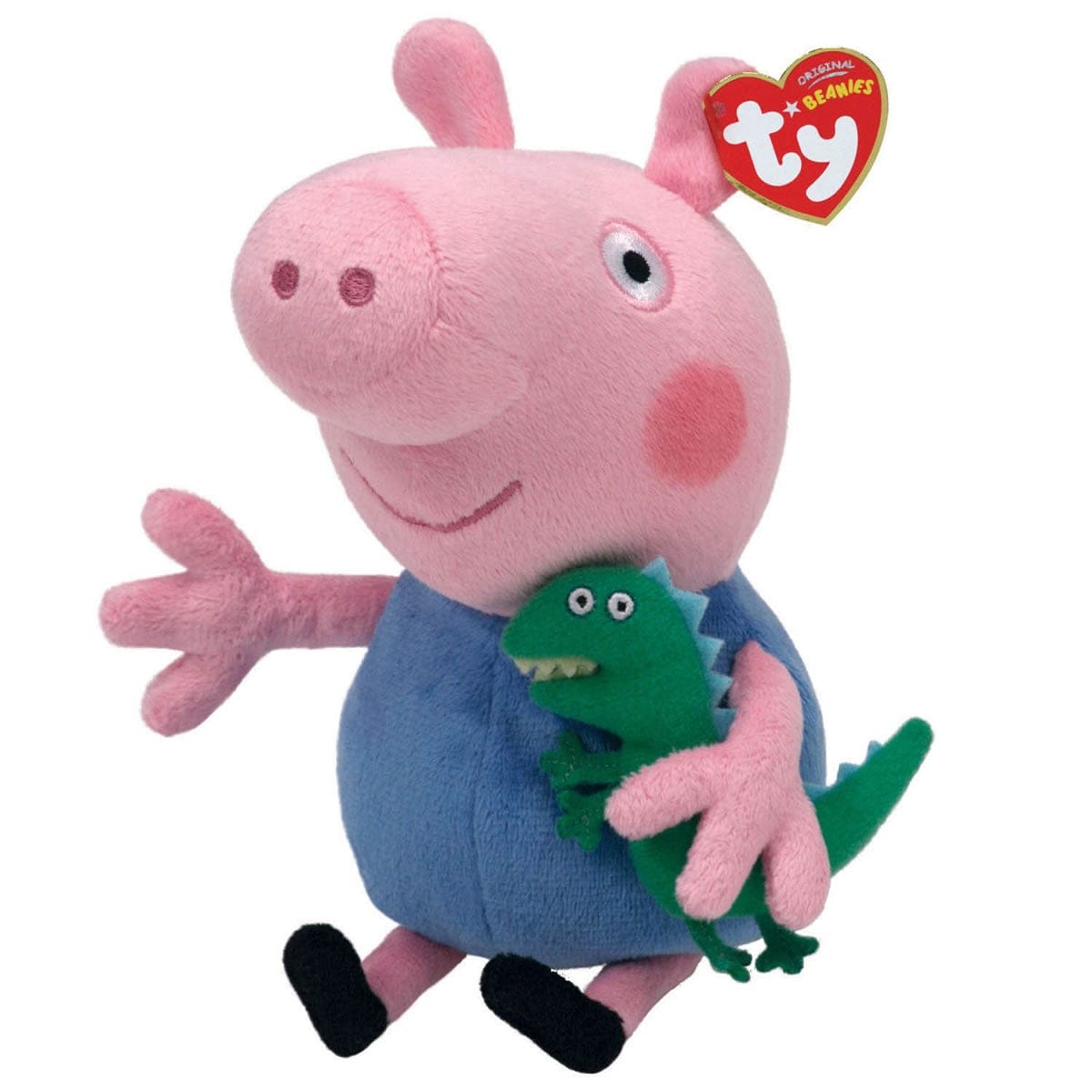 TY Beanie Babies Peppa Pig - George (8") - 46130-TY