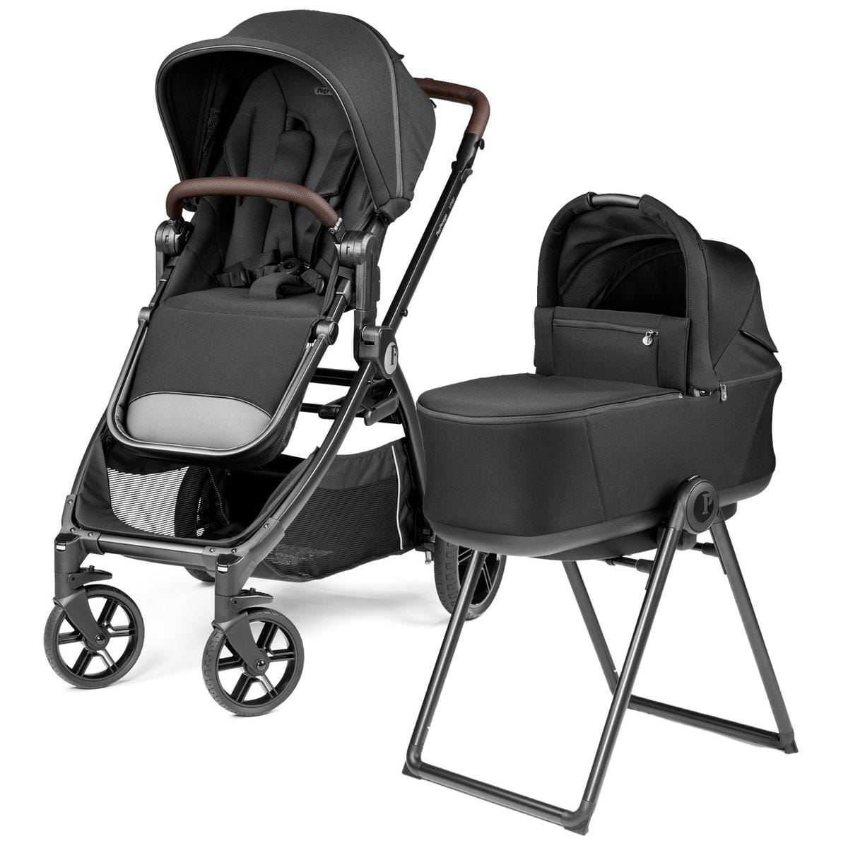 PEG YPSI Single-to-Double Stroller 2025 + Bassinet with Stand By Me Bundle - Java - IP38000000MO13PM58-IN21000000MO13GU13