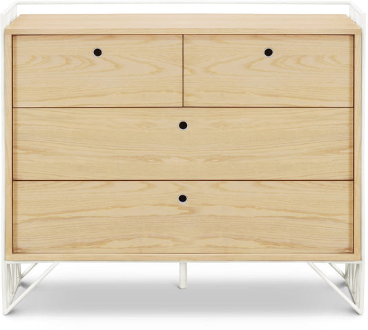 Ubabub Mod 4-Drawer Dresser - Warm White / Natural - UB0340RWN