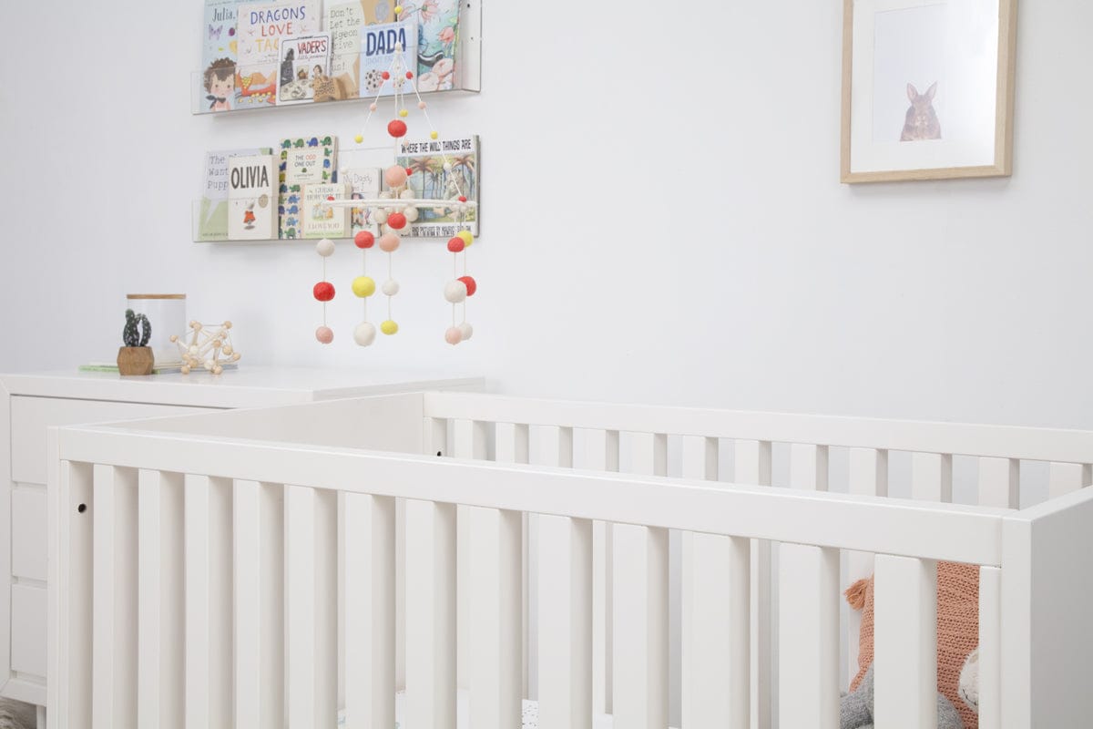 Ubabub Nifty Timber 3-In-1 Crib - Warm White Finish