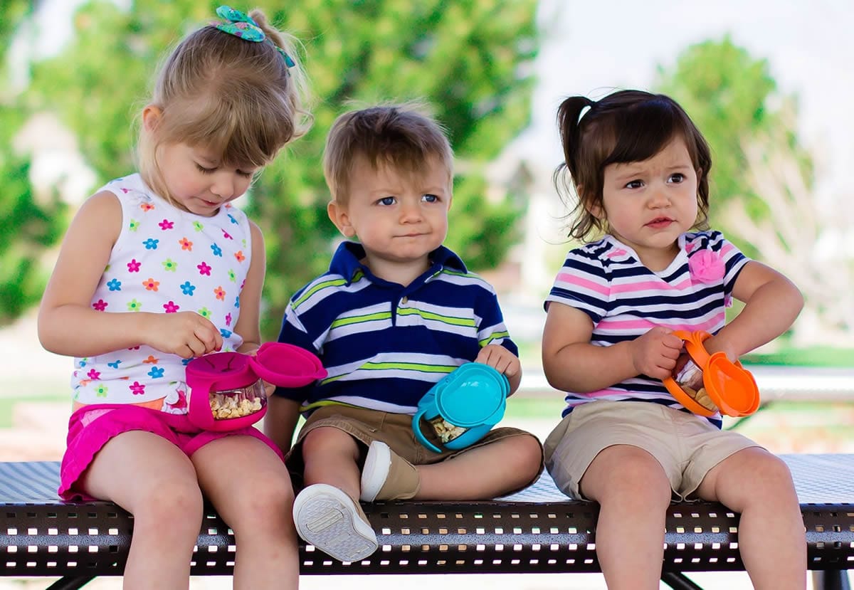 Ubbi Tweat Snack Container - Orange