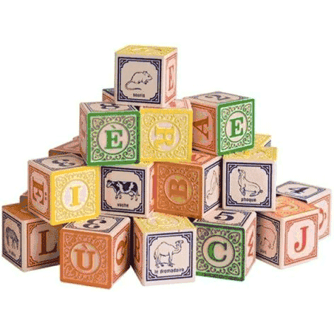 Uncle Goose French ABC Blocks