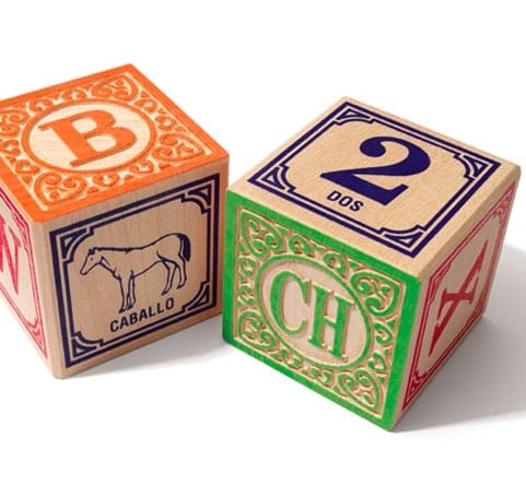 Uncle Goose Spanish ABC Blocks - SP-28