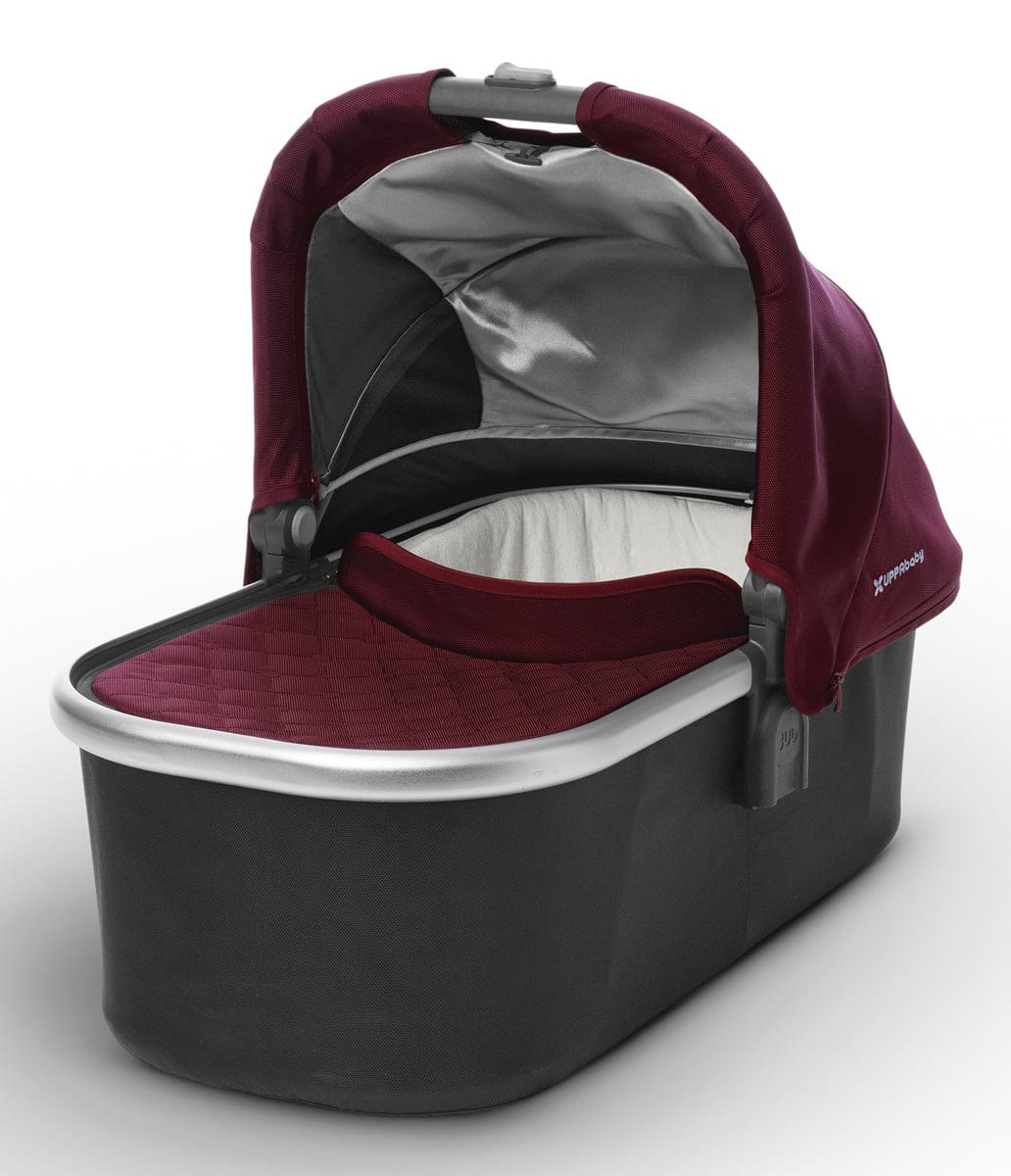UPPAbaby 2017 Bassinet - Dennison (Bordeaux/Silver) - OPEN BOX RETURN - 0917-BAS-US-DNS-OB
