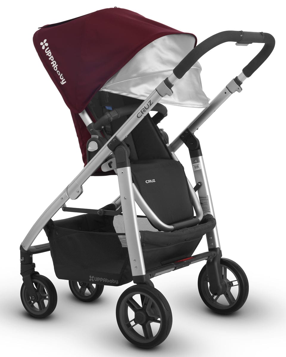 UPPAbaby 2017 CRUZ Stroller - Dennison (Bordeaux/Silver)