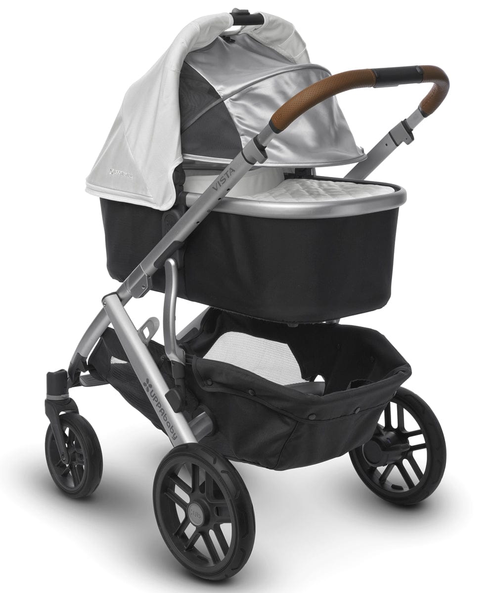 UPPAbaby 2017 VISTA Stroller - Loic (White/Silver/Leather) - OPEN BOX RETURN