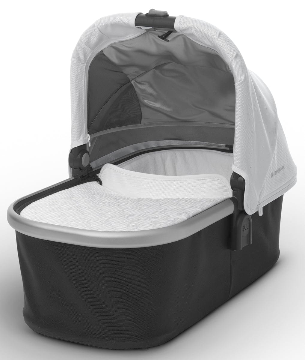 UPPAbaby 2018 Bassinet - Loic (White/Silver)