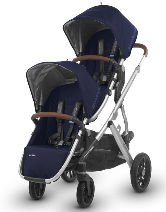 UPPAbaby 2018 / 2019 VISTA RumbleSeat - Taylor (Indigo/Silver/Saddle Leather)