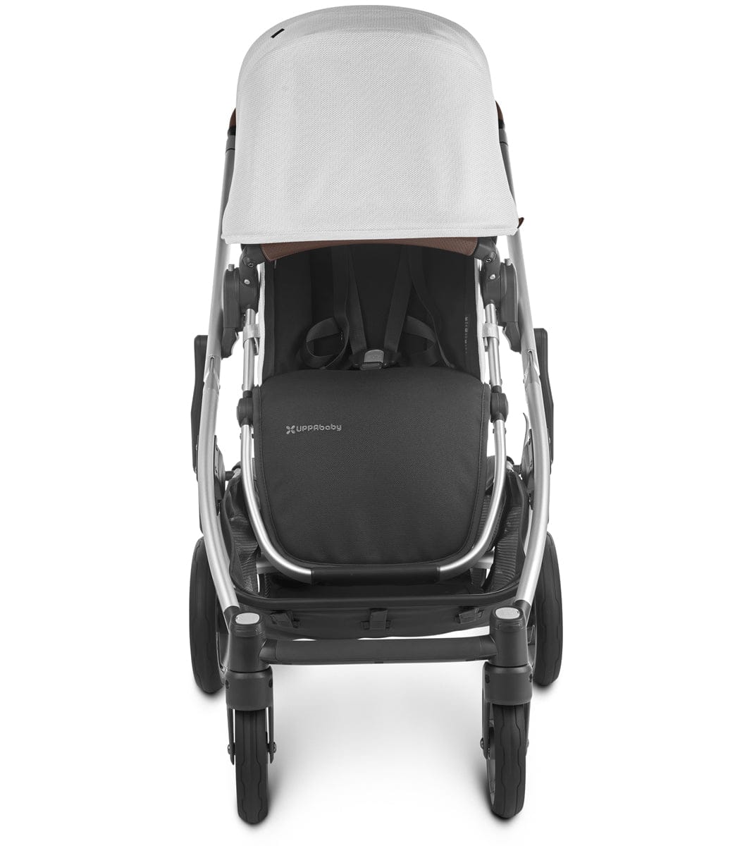 UPPAbaby Cruz V2 Stroller - Bryce (White Marl/Silver/Chestnut Leather)