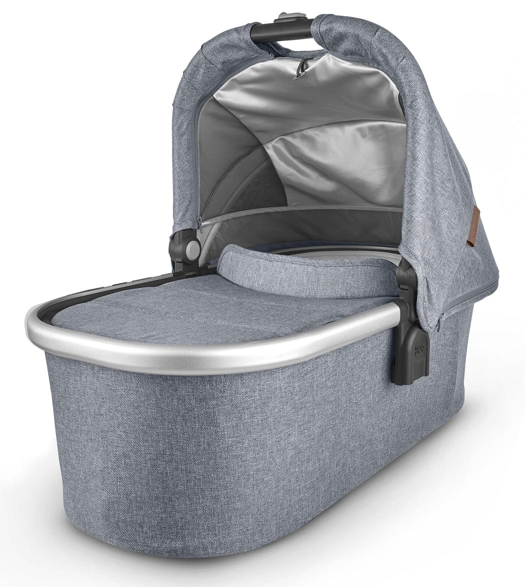 UPPAbaby Bassinet - Gregory (Blue Melange/Silver/Saddle Leather) - 0920-BAS-NA-GRG