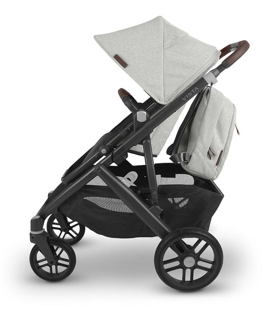 UPPAbaby Changing Backpack - Anthony (White and Grey Chenille / Chestnut Leather) - 0919-DPB-WW-ATH
