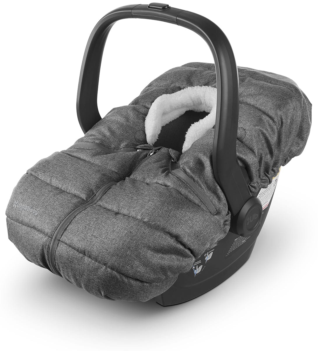 UPPAbaby CozyGanoosh Footmuff for Mesa - Charcoal Melange - 0920-MCG-WW-CRM