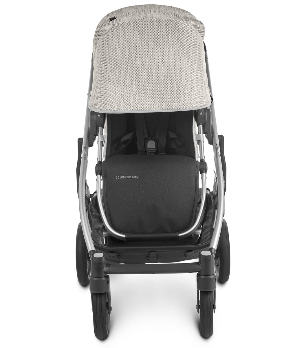 UPPAbaby Cruz V2 Stroller - Sierra (Dune Knit/Silver/Black Leather) - 0420-CRZ-NA-SRA