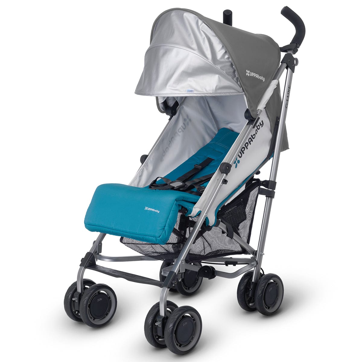 UPPAbaby 2017 G-LUXE Umbrella Stroller - Sebby (Teal/Silver) (Discontinued Fashion)