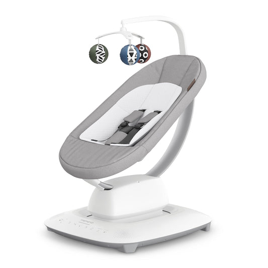 UPPAbaby MamaRoo Multi-Motion Baby Swing - Stella (Grey Melange) - 2001-MRO-NA-STL