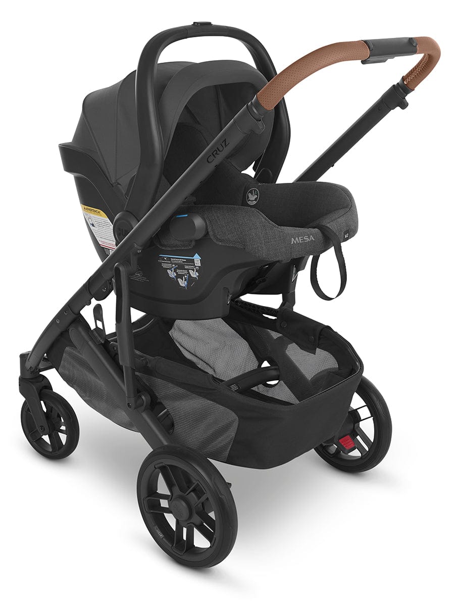 UPPAbaby MESA V2 Lightweight Infant Car Seat - Greyson (Charcoal Melange Merino Wool)