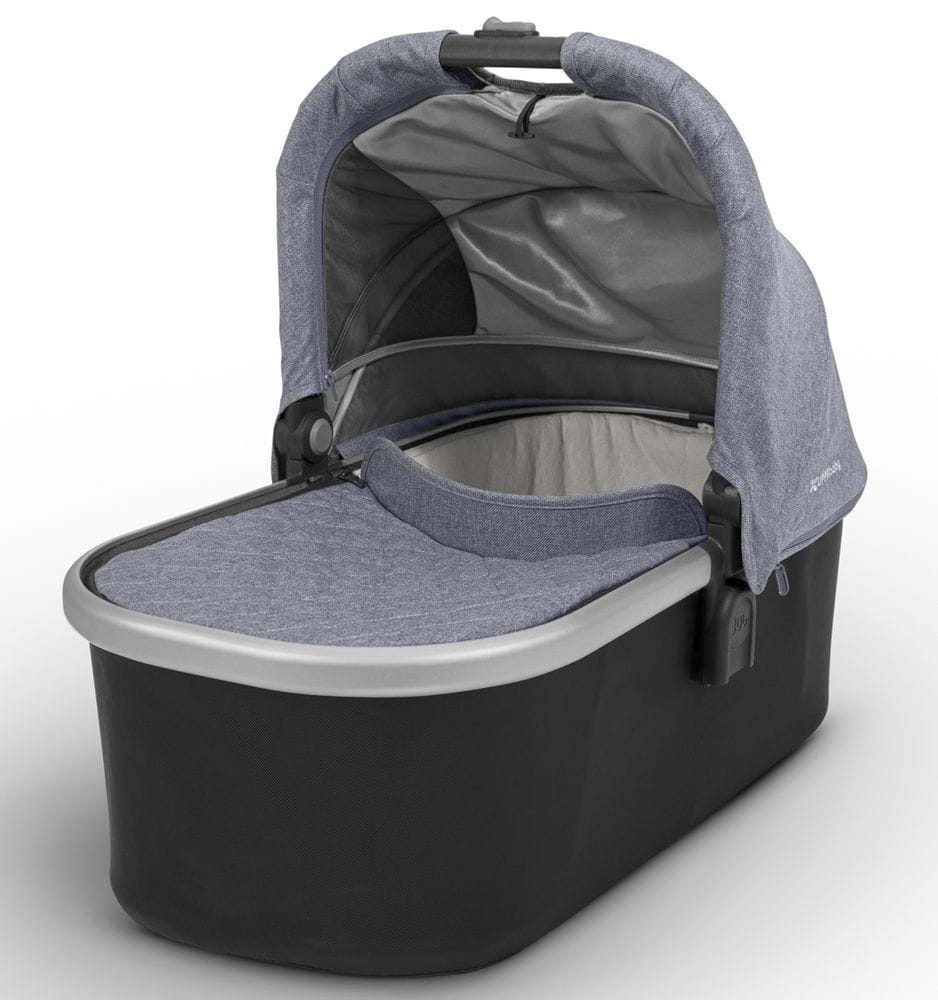 UPPAbaby Open Box 2017 Bassinet - Gregory (Blue Marl/Silver) - 0917-BAS-US-GRG-OB