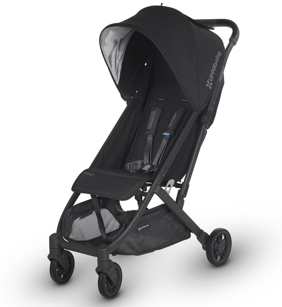 UPPAbaby Open Box Minu Stroller - Jake (Black Melange/Carbon/Black Leather)