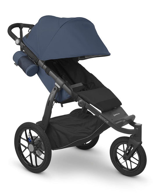 UPPAbaby Ridge Jogging Stroller + Bassinet Bundle - Reggie / Jake - 1402-RDG-US-REG-0920-BAS-NA-JKE