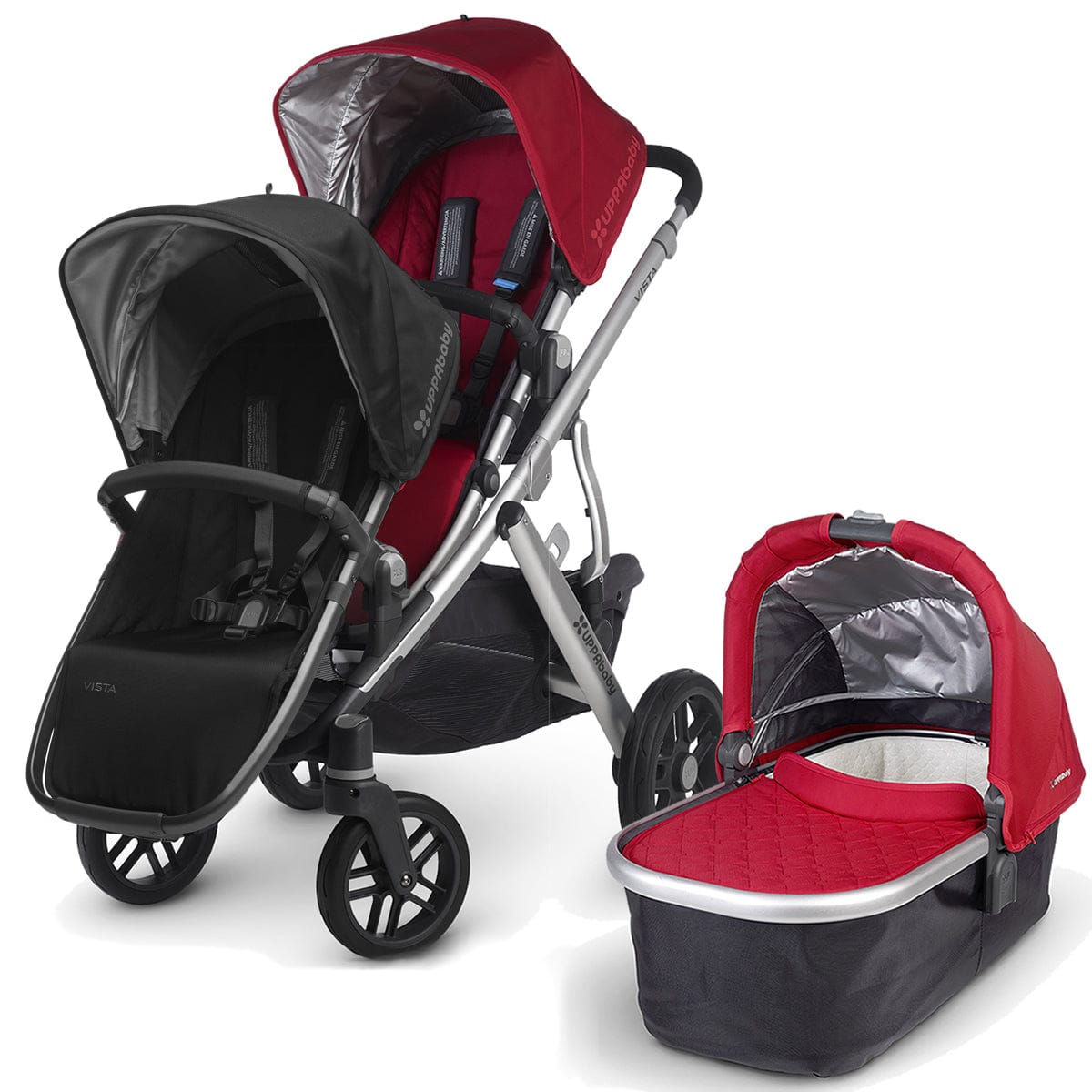 UPPAbaby 2016 VISTA Stroller & 2017 RumbleSeat - Denny/Jake
