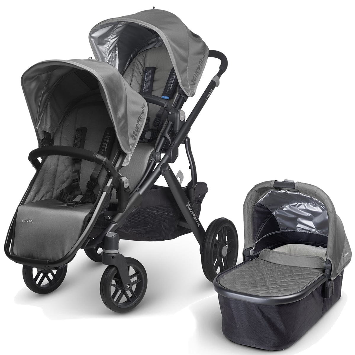UPPAbaby 2016 VISTA Stroller & 2017 RumbleSeat - Pascal