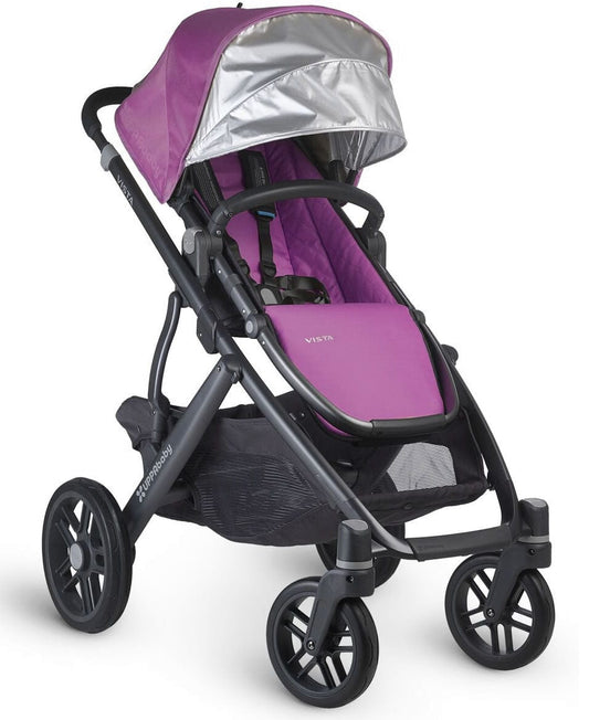 UPPAbaby 2014 VISTA Stroller - Samantha (Purple/Black) - OPEN BOX RETURN