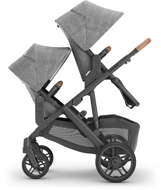 UPPAbaby VISTA V2 Twin Double Stroller + MESA MAX Travel System Bundle with Rumble Seat V2+ - Noa - TWINTRVL-MAX-0320-VIS-US-NOA-RV2P