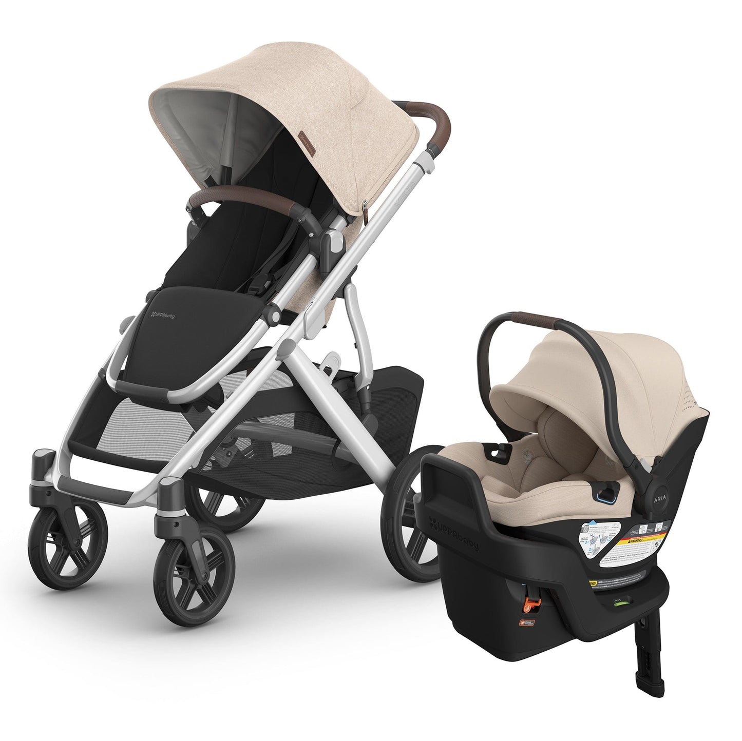 UPPAbaby Vista V3 + Aria V2 Travel System Bundle - Declan / Declan - TRVL-ARIA-V2-0303-VSO-NA-DCL