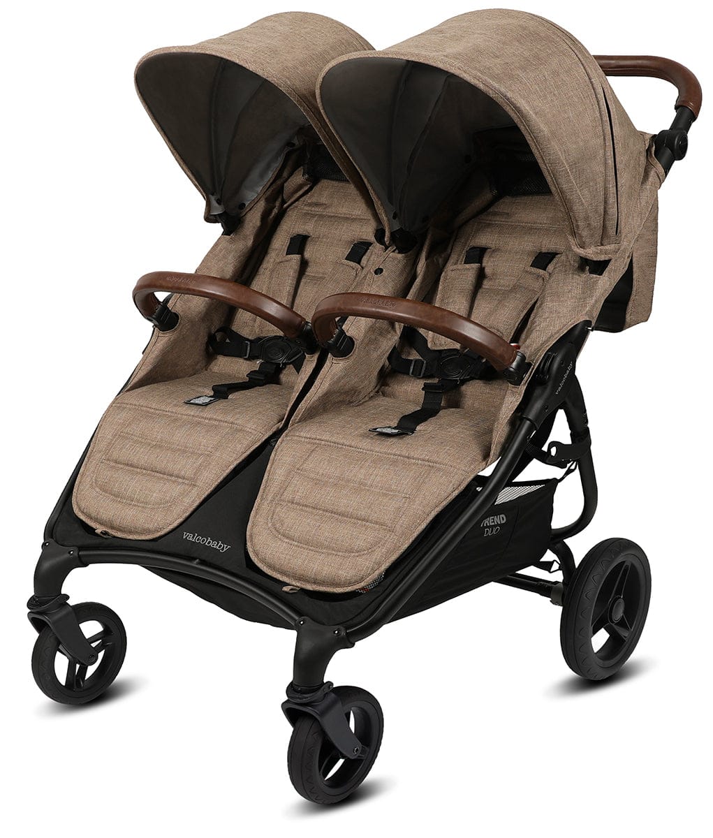 Valco OPEN BOX Snap Duo Trend Side by Side Double Stroller - Cappuccino (Albee Exclusive) - N0048-ob