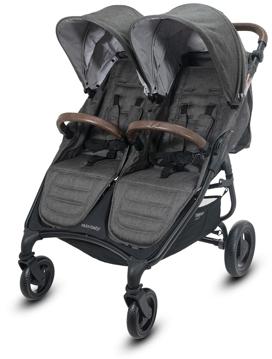 Valco OPEN BOX Snap Duo Trend Side by Side Double Stroller - Charcoal - N9939-ob