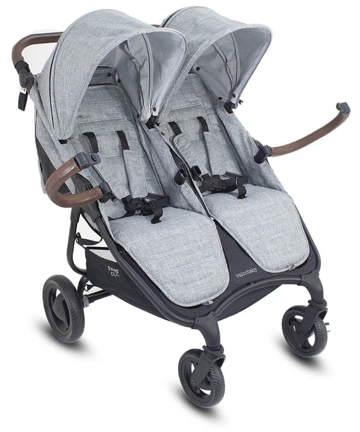 Valco Trend Duo Side by Side Double Stroller 2025 Grey Marle - N9938