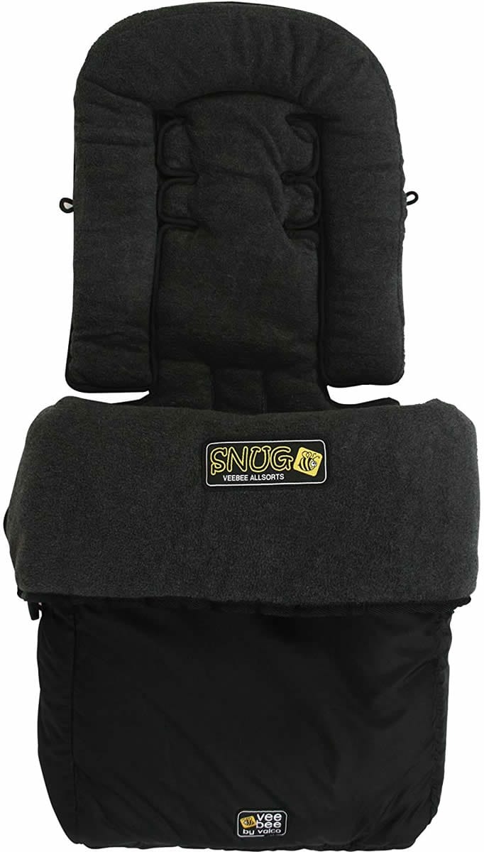 chicco universal stroller muff Valco Baby Universal All Sorts Snug Footmuff, Black