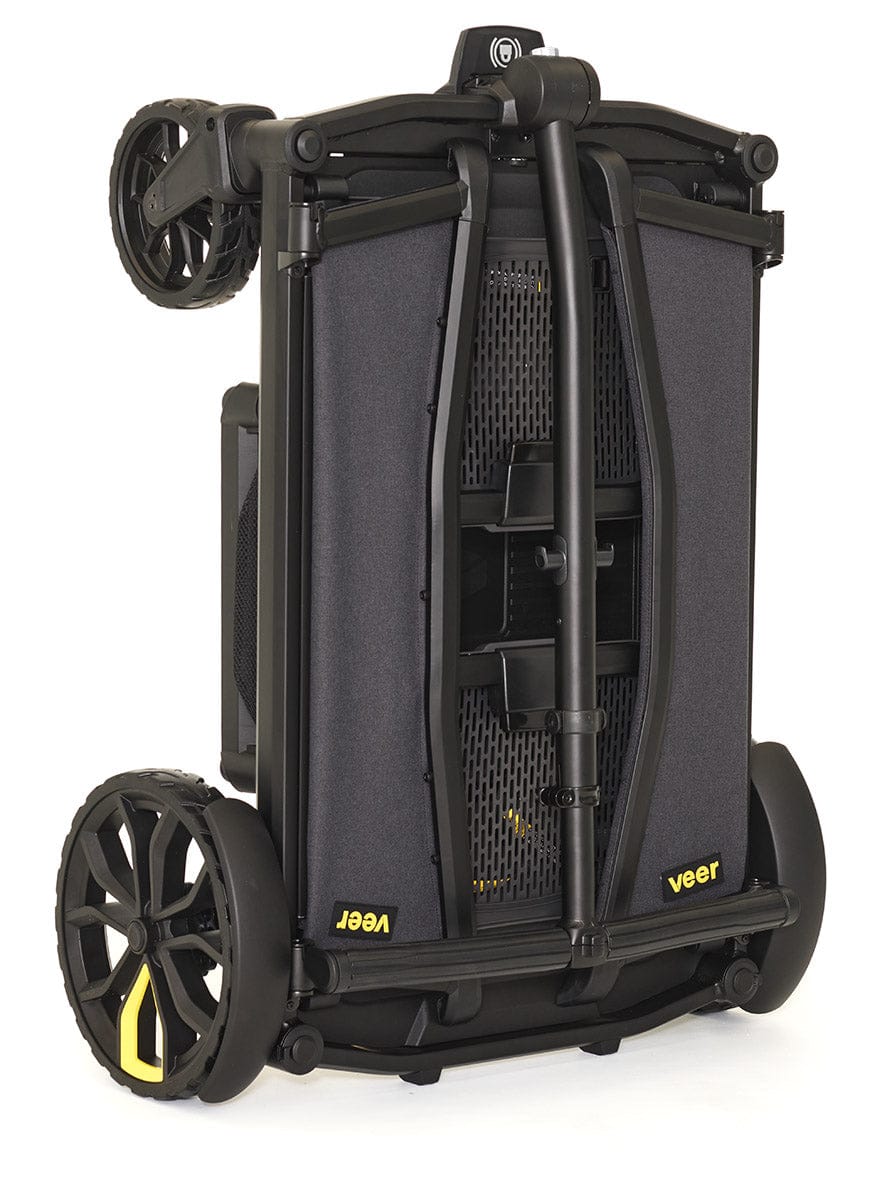 Veer All-Terrain Cruiser XL (4 Seater) Stroller Wagon + 2 Canopy Bundle - Grey - CRU-XL-2CCAN-XL