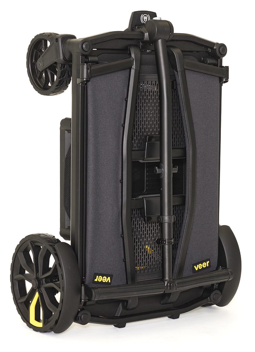 Veer All-Terrain Cruiser XL (4 Seater) Stroller Wagon + Canopy Bundle - Grey - CRU-XL-CCAN-XL