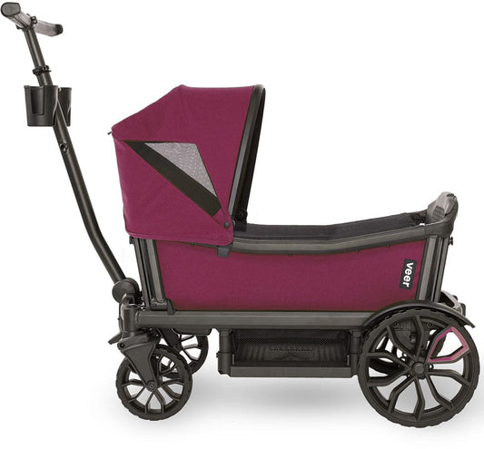 Veer Cruiser Retractable Canopy - Pink Agate