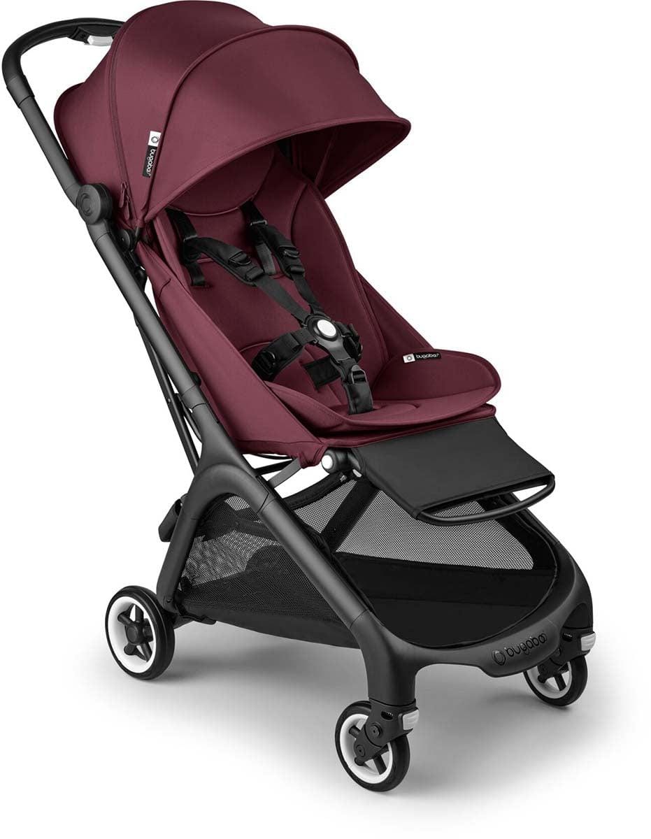 Bugaboo OPEN BOX Butterfly 1 Complete Compact Stroller - Black / Dark Cherry / Dark Cherry - 100025046-OB