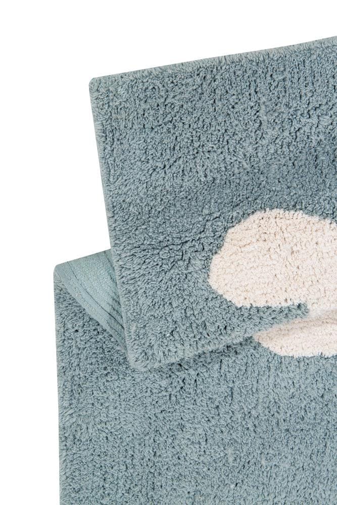 Lorena Canals Clouds Rug - Vintage Blue (4' x 5' 3")